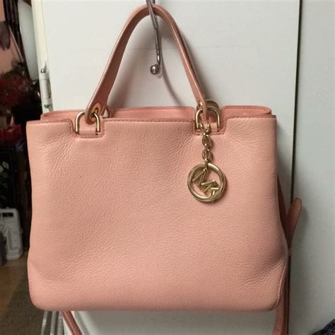 michael kors pale pink anabelle tote